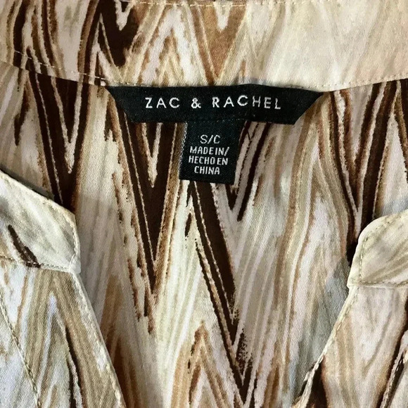 Zac‎ & Rachel Woman Multicolored  Flowy Sleeveless Blouse Sz. S - Picture 5 of 6